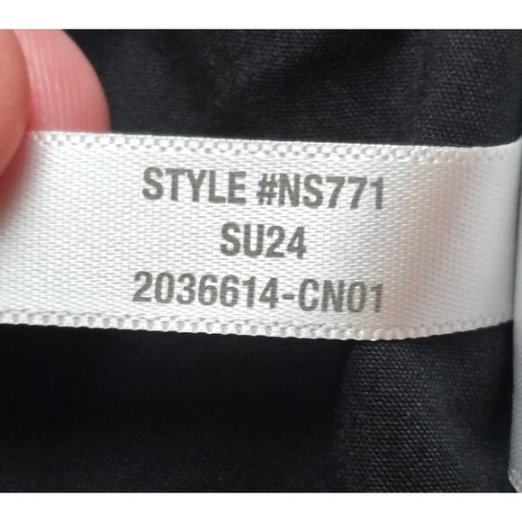 NWT Madewell Belted Mini Shirtdress in Large Black Minimalist Capsule Wardrobe - Picture 5 of 7